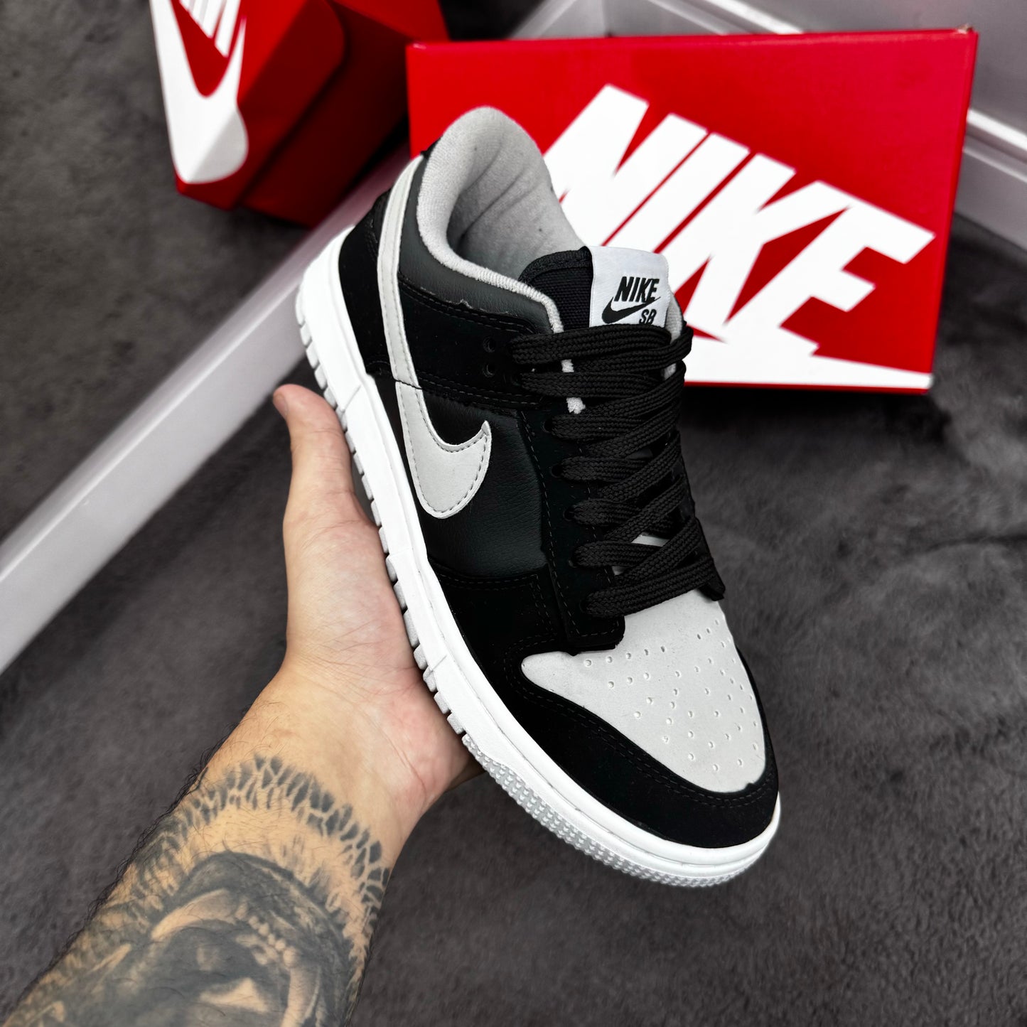 Low Black White