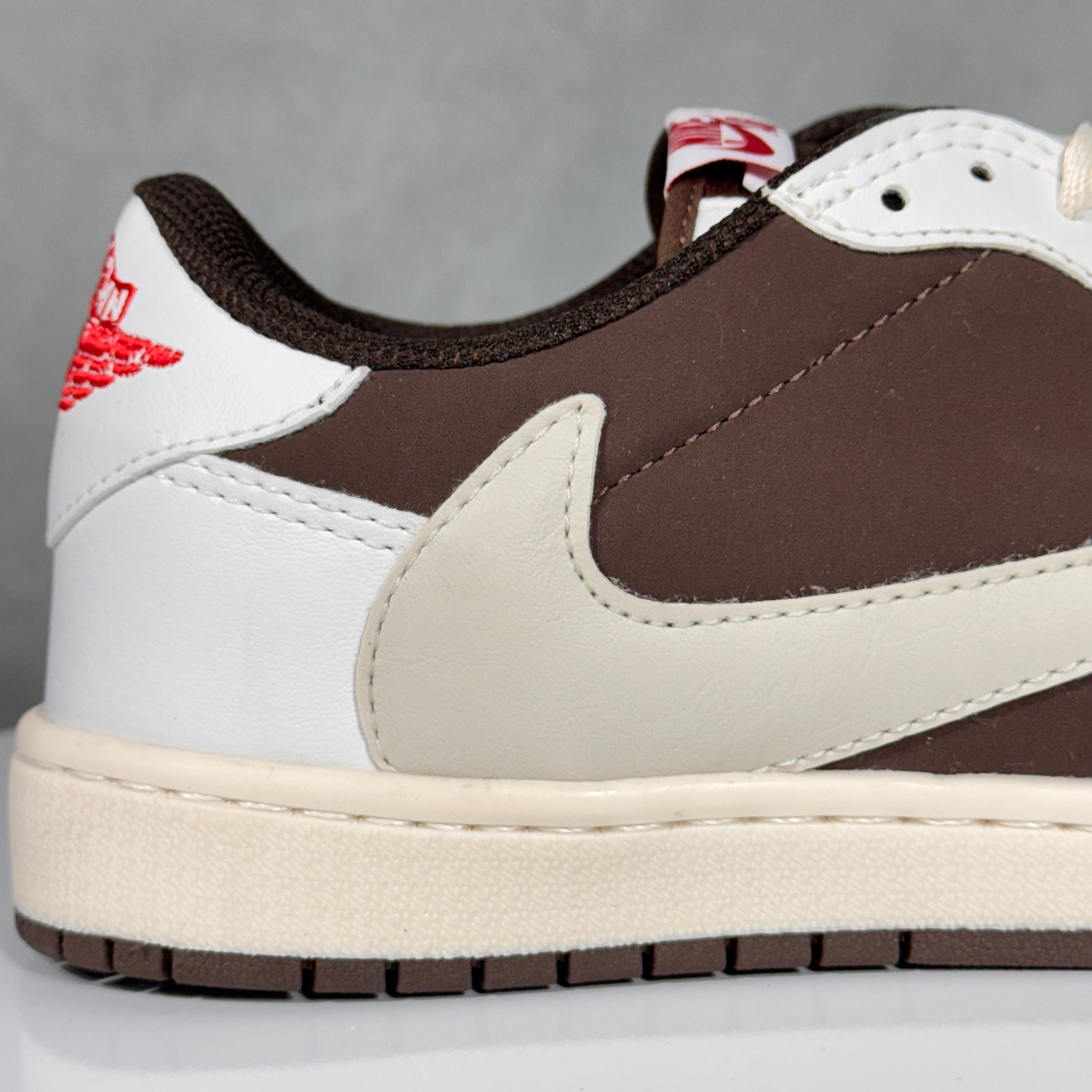 Tênis Masculino Travis Scott x Jordan Reverse Mocha Premium